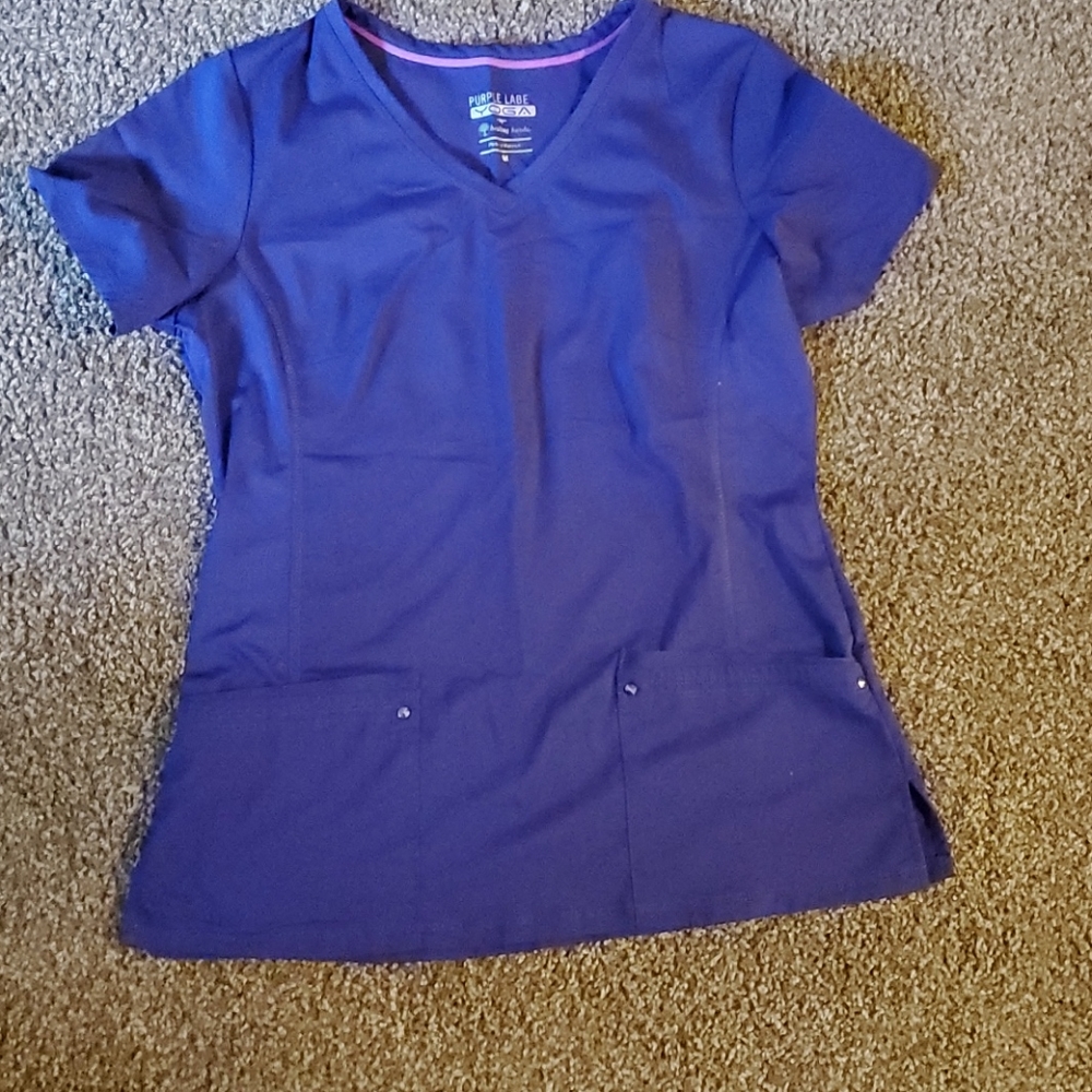 Pure label yoga scrub shirt